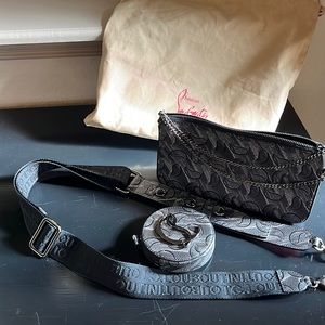 Christian Louboutin Loubila Hybrid Leather Crossbody Purse